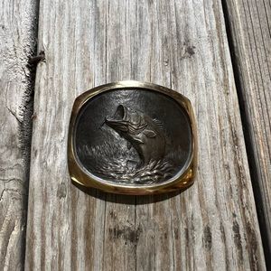 Vintage bass fishing belt buckle